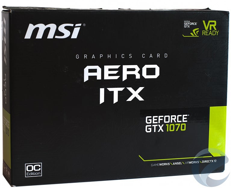 Обзор и тестирование видеокарты MSI GeForce GTX 1070 AERO ITX 8G OC