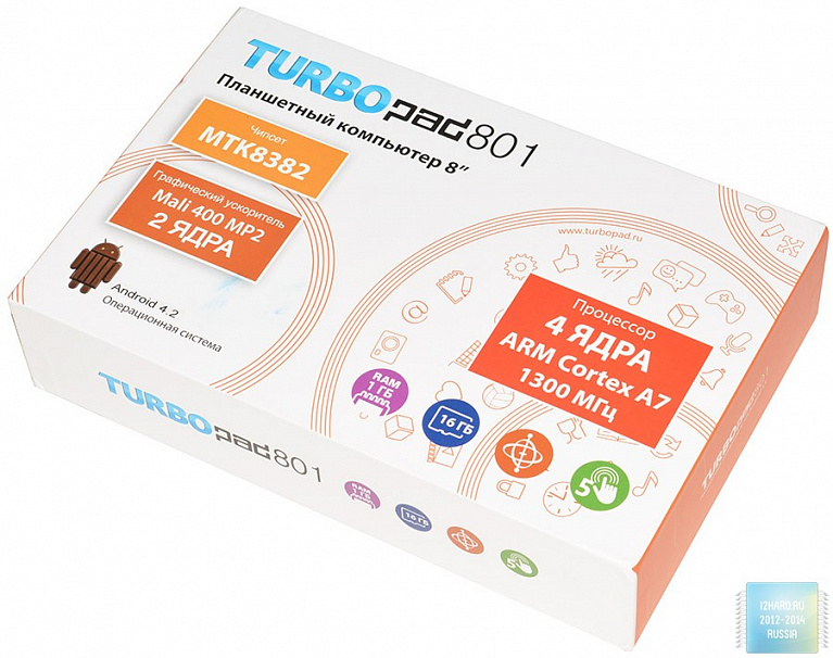 Обзор планшета TURBOpad 801
