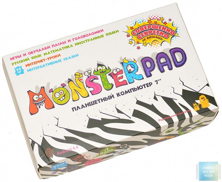 Обзор детского планшета MonsterPad