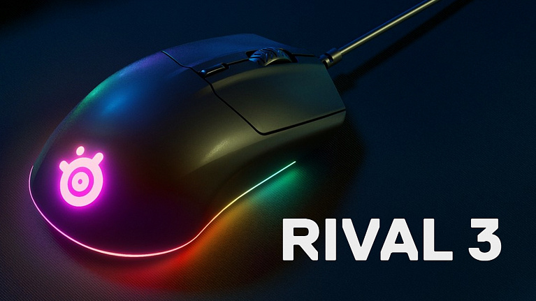 Обзор игровой мыши Rival 3 от компании SteelSeries