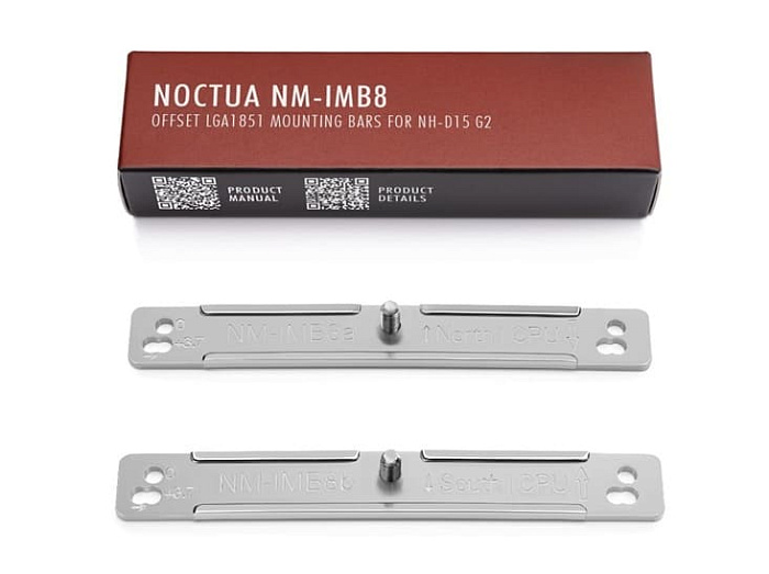 Noctua начала продажи монтажных планок NM-IMB8 для смещения кулера