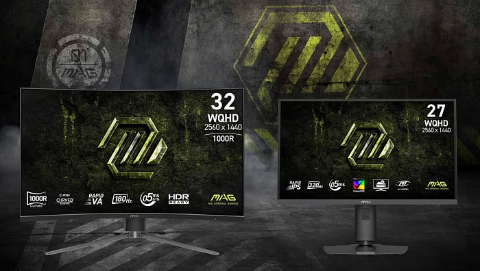 MSI выпустила игровые мониторы MAG 274QPF X32 и MAG 325CQPF E18 с частотой до 320 Hz MSI выпустила игровые мониторы MAG 274QPF X32 и MAG 325CQPF E18 с частотой до 320 Hz
