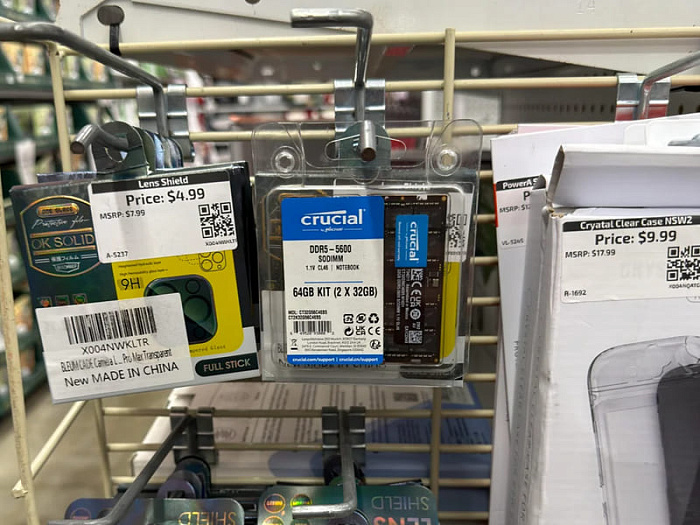 Счастливый покупатель нашёл 64 Гбайта оперативной памяти DDR5 всего за $7 Счастливый покупатель нашёл 64 Гбайта оперативной памяти DDR5 всего за $7