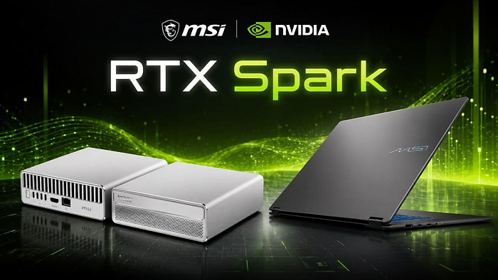 MSI рассказала о первых в своём ассортименте мини-ПК и ноутбуке с NVIDIA RTX Spark MSI рассказала о первых в своём ассортименте мини-ПК и ноутбуке с NVIDIA RTX Spark