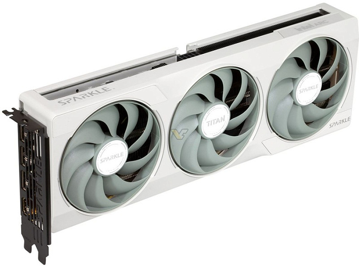 Sparkle выпустила видеокарту Arc B580 Titan Luna с белой печатной платой