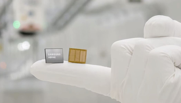 Samsung начала отгрузку первых в отрасли образцов памяти HBM4E