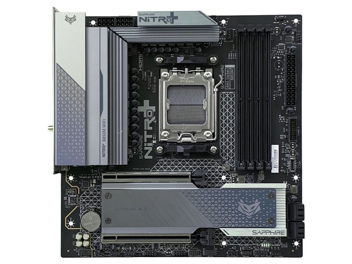Материнская плата SAPPHIRE B850M NITRO+ поддерживает память DDR5-8000+