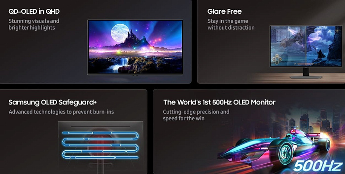 Samsung выпускает свой лучший игровой монитор Odyssey OLED G6 G60SF