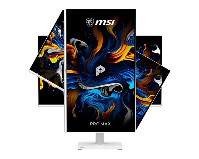 MSI PRO MAX OLED 271UPJW12 стал первым в мире UHD/120 Hz-монитором с матрицей, созданной методом струйной печати