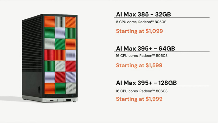 Framework анонсировала свой первый настольный ПК с AMD Ryzen AI MAX Framework анонсировала свой первый настольный ПК с AMD Ryzen AI MAX