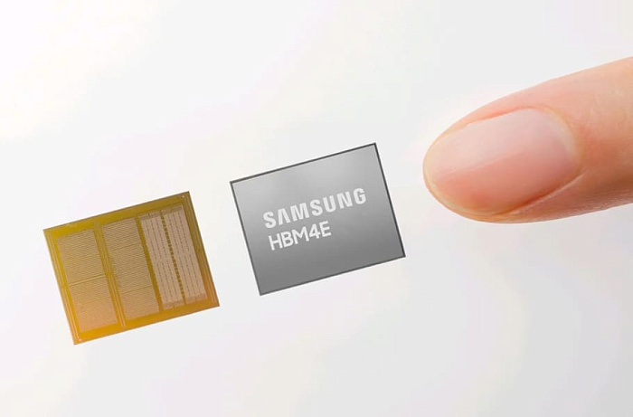 Samsung начала отгрузку первых в отрасли образцов памяти HBM4E