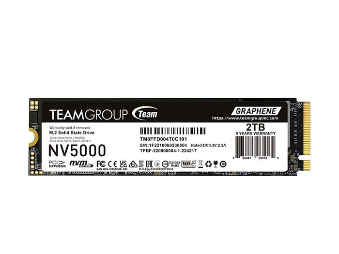 TEAMGROUP представила твердотельный накопитель NV5000