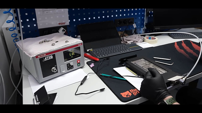 Водоблок TG DeltaMate снижает температуру видеокарты ROG Astral RTX 5080 более чем на 20°C