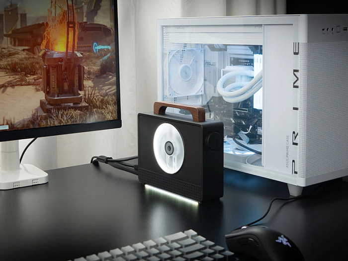 eGPU eGryphon включает в себя RTX 5060 Ti / RTX 5070, встроенный БП и OCuLink с Thunderbolt 5 eGPU eGryphon включает в себя RTX 5060 Ti / RTX 5070, встроенный БП и OCuLink с Thunderbolt 5
