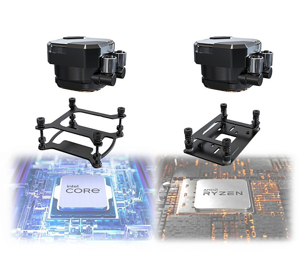 MONTECH HyperFlow Silent &mdash; бесшумная система жидкостного охлаждения без подсветки