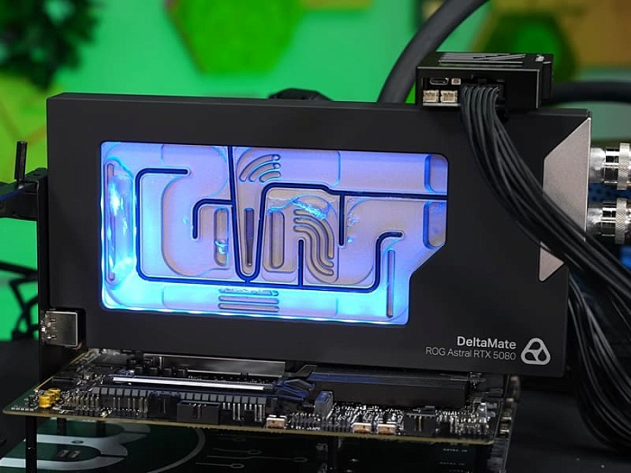 Водоблок TG DeltaMate снижает температуру видеокарты ROG Astral RTX 5080 более чем на 20°C Водоблок TG DeltaMate снижает температуру видеокарты ROG Astral RTX 5080 более чем на 20°C