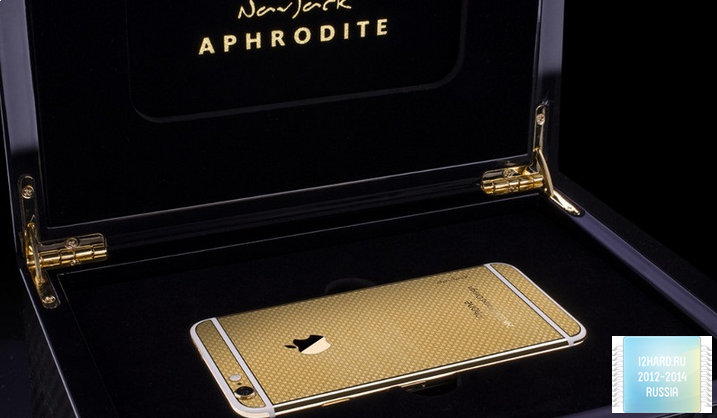  24-каратным золотом iPhone 6 