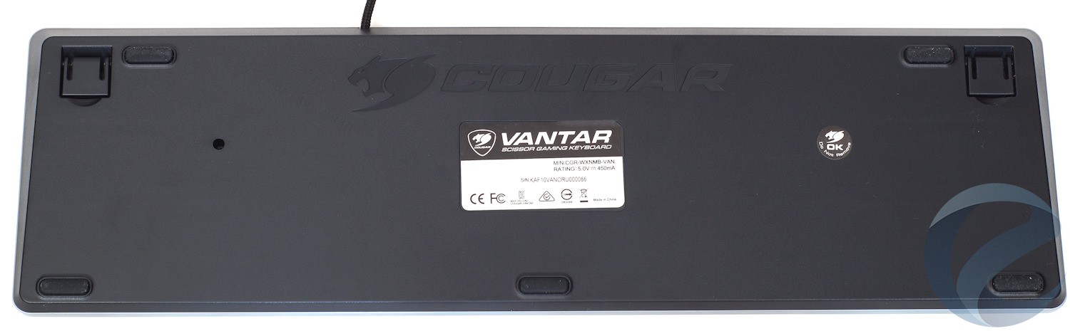 Внешний вид игровой клавиатуры COUGAR Vantar