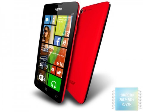 смартфон Yezz на Windows Phone 8.1