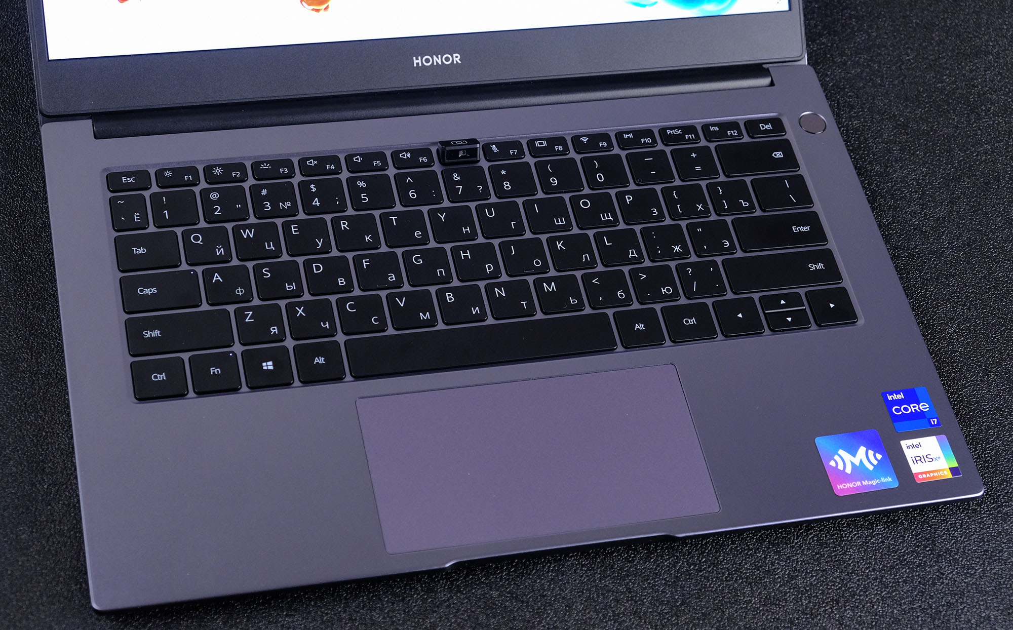 Ноутбук honor magicbook подсветка клавиатуры