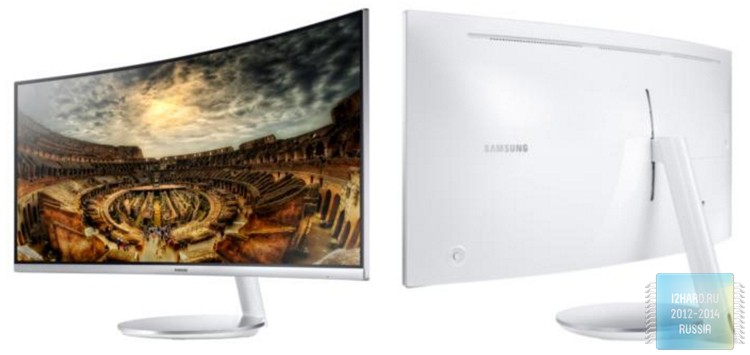 Samsung выпустила изогнутый монитор с разрешением 3440х1440 точек — i2HARD