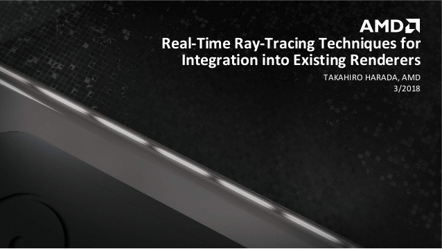 AMD запатентовала новый способ обработки трассировки лучей