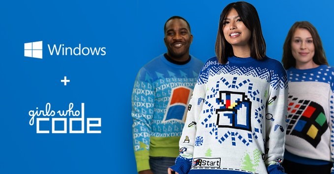 Microsoft начала продавать фирменные свитера