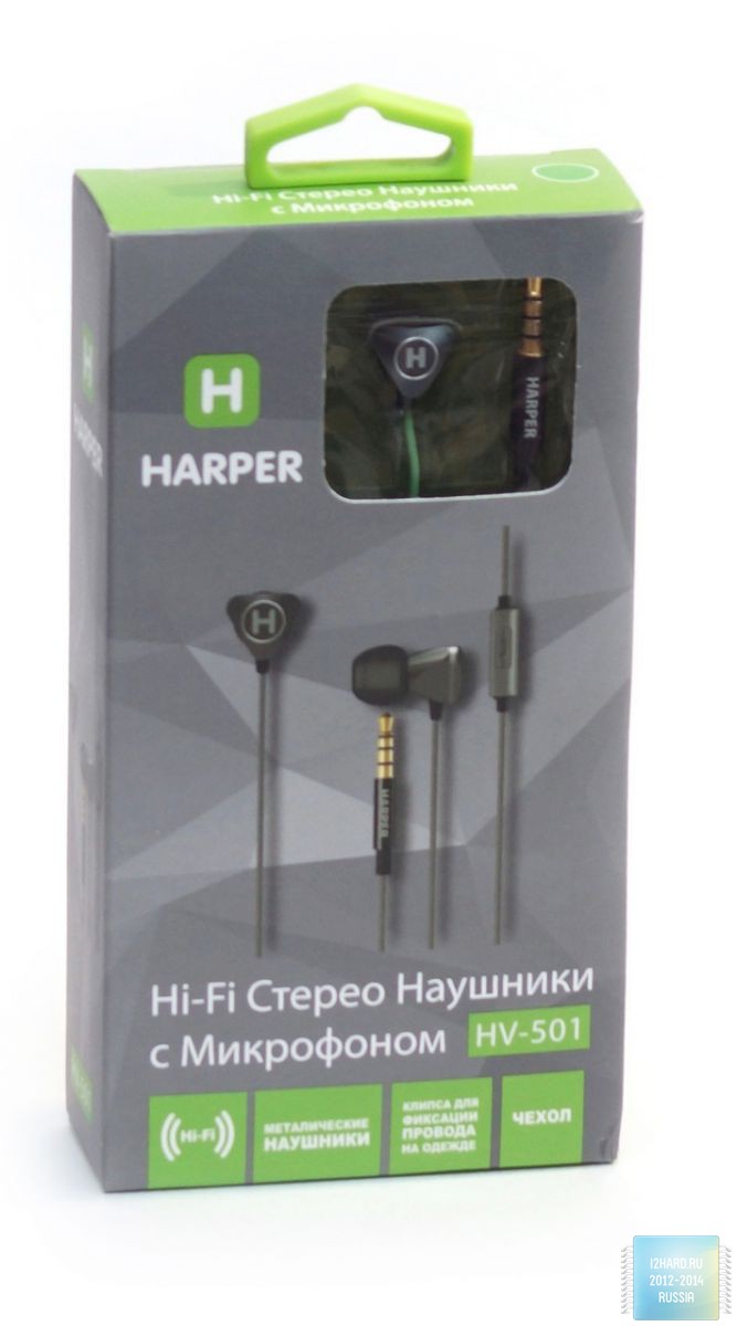 Обзор Hi-Fi стерео наушников  Harper HV-501