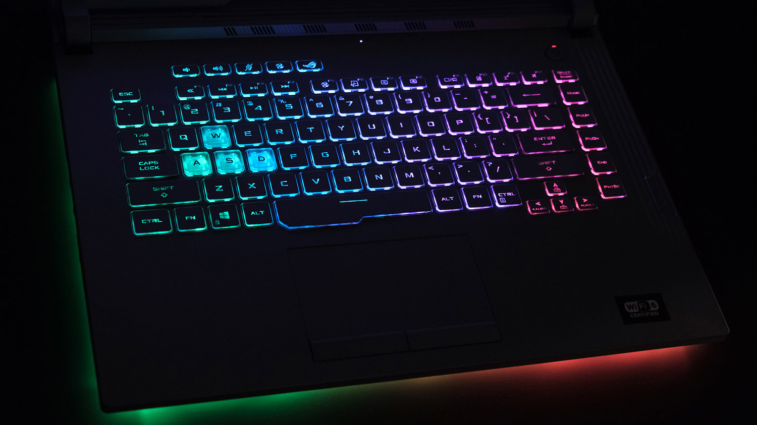 Подсветка клавиатуры ноутбука выключается. ASUS ROG подсветка клавиатуры. ASUS ROG Strix g15 клавиша. Ноутбук ROG Strix g512l. Подсветка клавиатуры асус ROG.