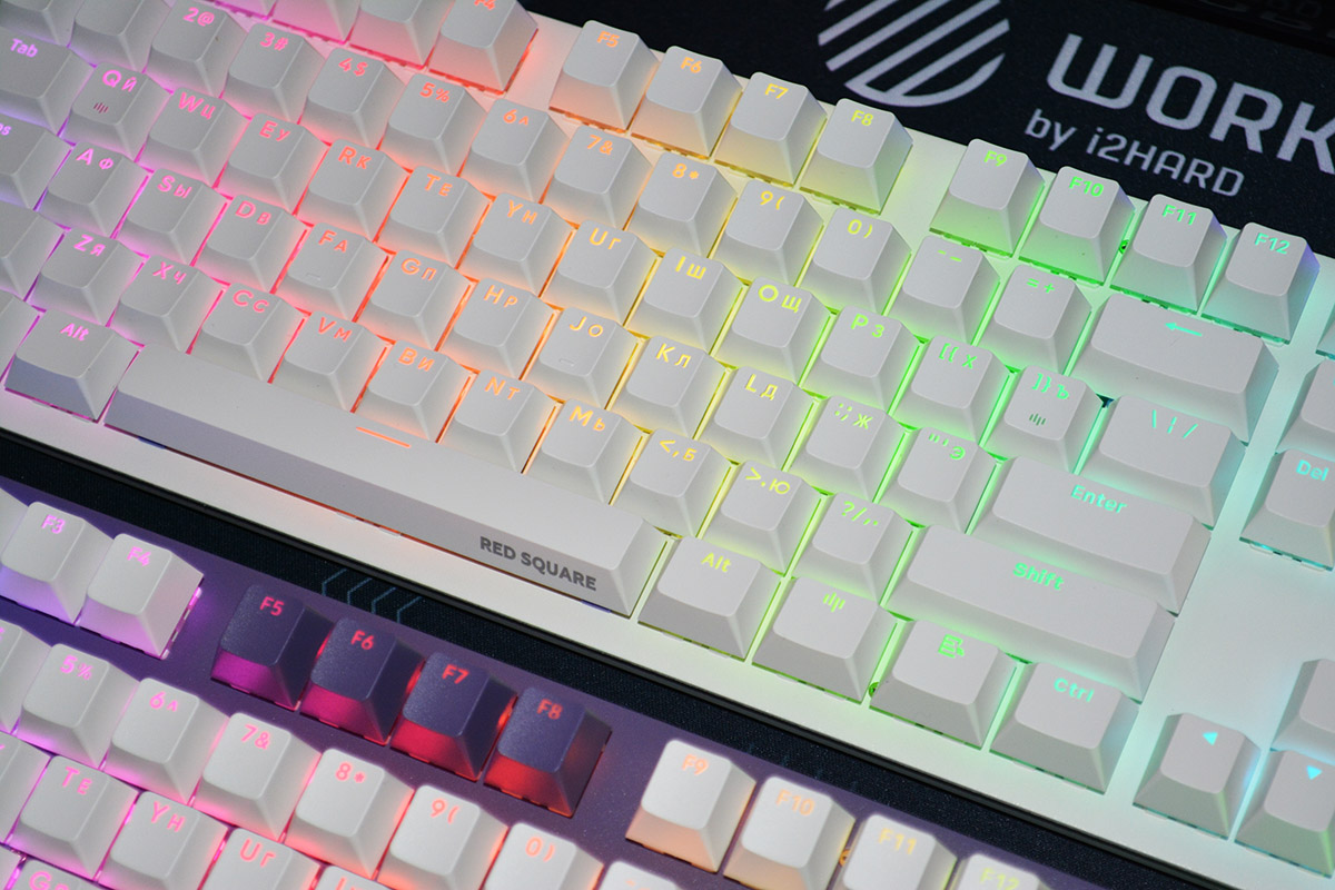 Red square keyrox tkl classic white