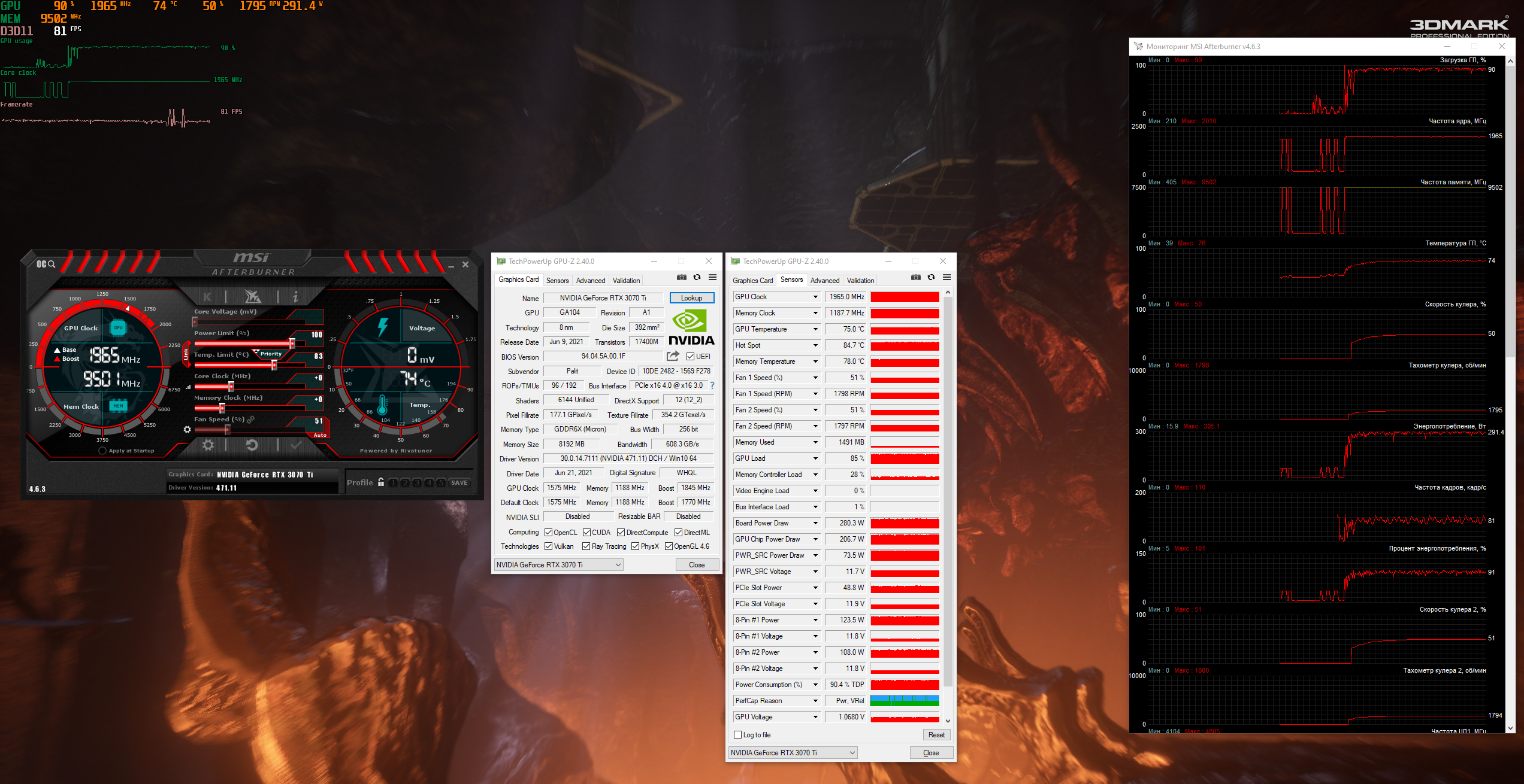 3070 ti gaming x. Показатели температуры rtx3070ti. 3070ti GAMEROCK GPU Z. 3070ti 10000 частота памяти для игр. 3070ti палит обзор игры.