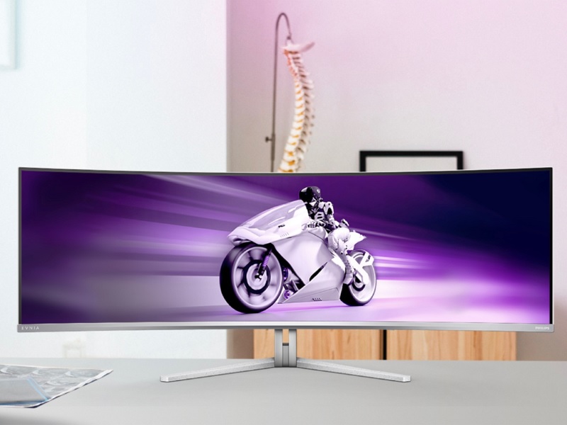 49-дюймовый игровой монитор Philips Evnia 49M2C8900 получил матрицу ...