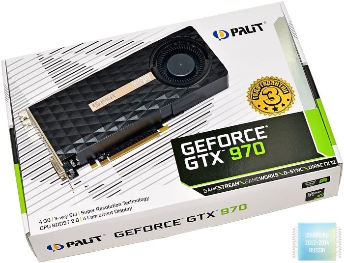 Обзор и тест видеокарты Palit GeForce GTX 970 (NE5X970014G2-2041F)