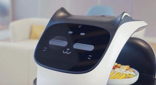 CES 2020: Робот-котик для ресторанного бизнеса злится, если вы слишком часто трогаете его ушки