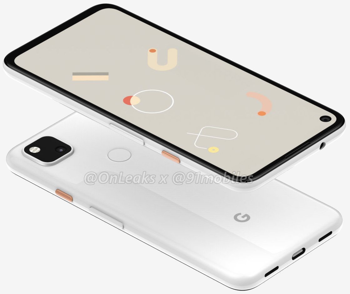 На рендерах Google Pixel 4a замечена выемка под камеру, разъем для  наушников и многое другое — i2HARD