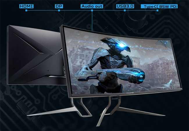 Acer Predator X34 S - монитор с частотой 200 Гц и временем отклика 0,5 мс
