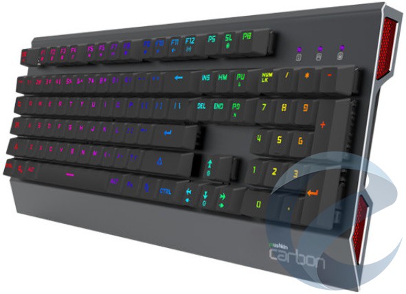 Mushkin анонсировала первую игровую клавиатуру Carbon KB-001