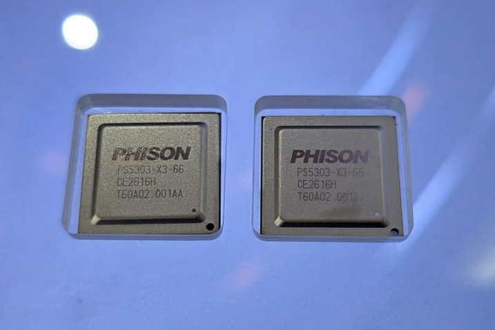 Phison продемонстрировала PS5303-X3-66 — свой первый контроллер с PCI Express 6.0