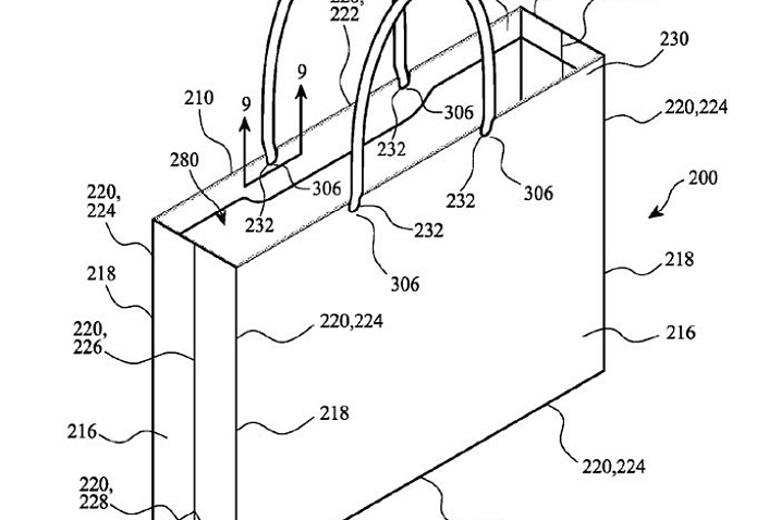 Apple хочет получить патент на бумажный пакет