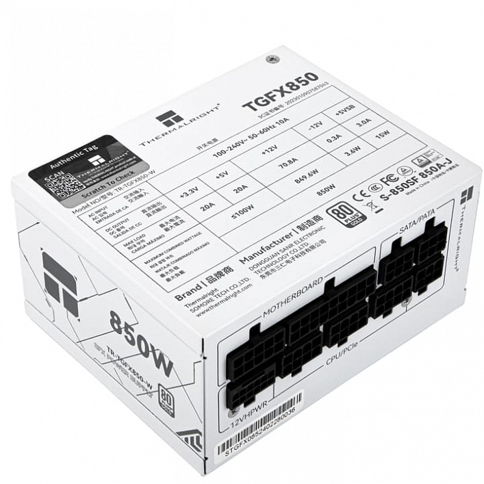 Блок питания Thermalright TR-TGFX850-W White