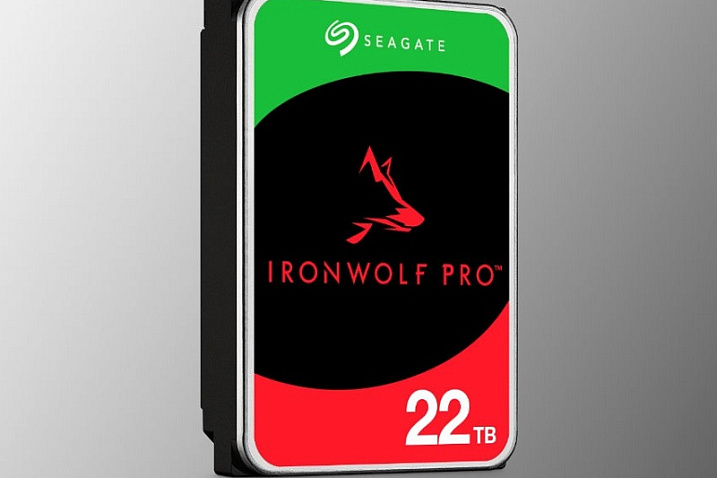 Жесткий диск Seagate IronWolf Pro объемом 22 Тбайта можно приобрести за $400