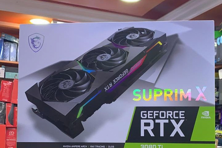 MSI GeForce RTX 3080 Ti SUPRIM X якобы предлагается к приобретению за $3500