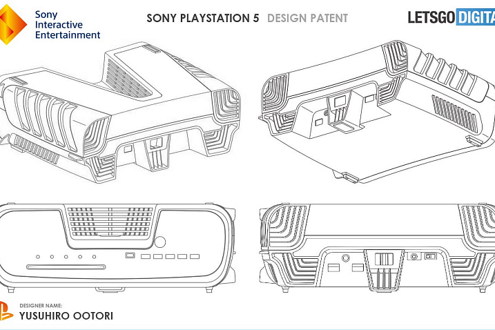 В сети обнаружен патент необычного дизайна PlayStation 5