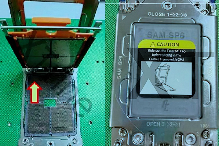 Изучаем внешний вид и технические характеристики сокета AMD SP6