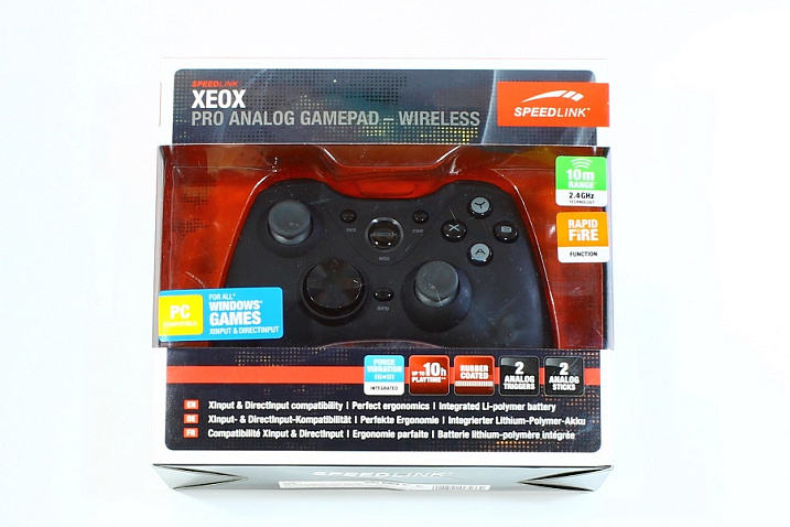 Ещё один игрок… Обзор беспроводного геймпада SPEEDLINK Xeox Pro Analog Wireless.
