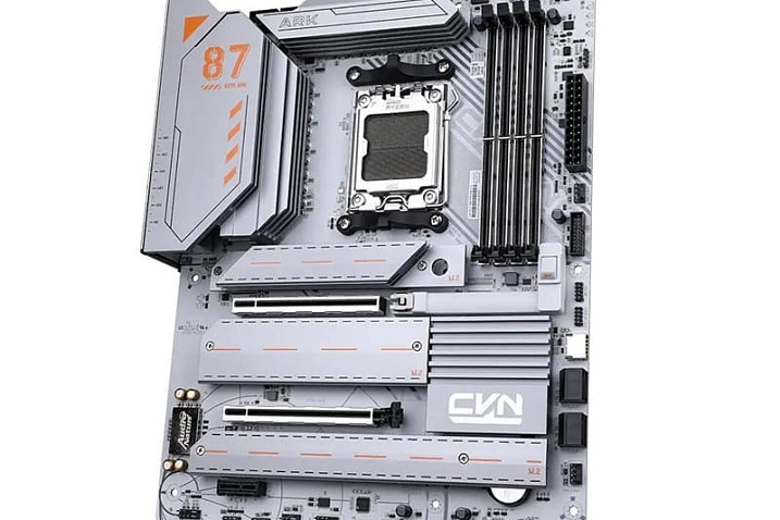 Colorful показала материнскую плату CVN X870 ARK FROZEN V14
