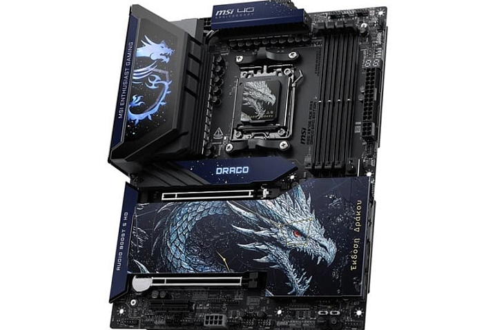 MSI показала серию комплектующих DRACO EPIC EDITION, созданную к своему 40-летию