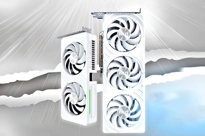 GeForce RTX 5000 WHITE — первые видеокарты RTX 5000 белой серии от Palit