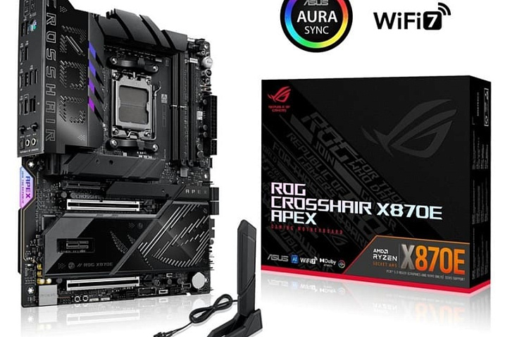 Старт продаж ASUS ROG Crosshair X870E APEX назначен на начало апреля