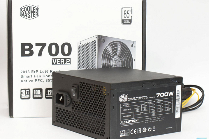 Обзор и тестирование блока питания Cooler Master B700 ver.2